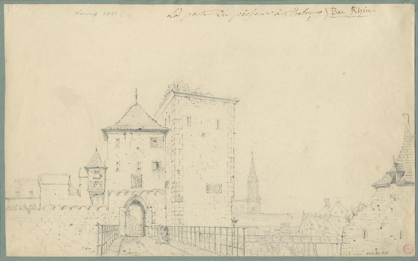 LA PORTE DES PECHEURS A STRASBOURG